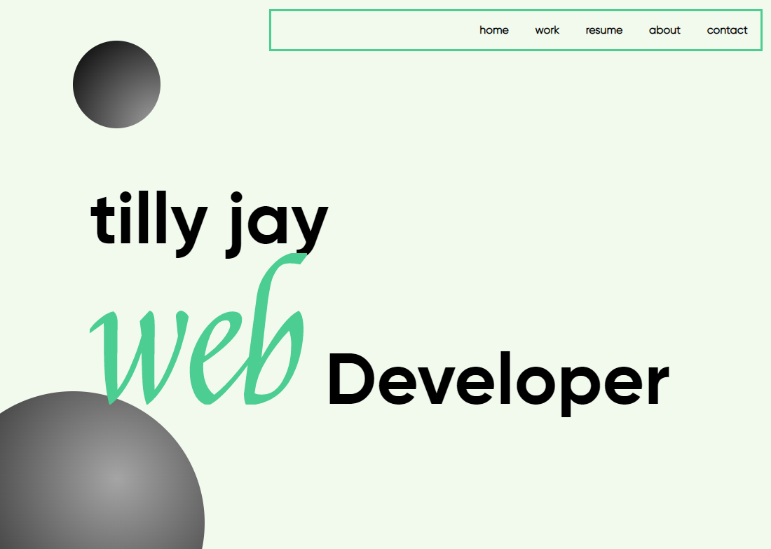 tillyJay website